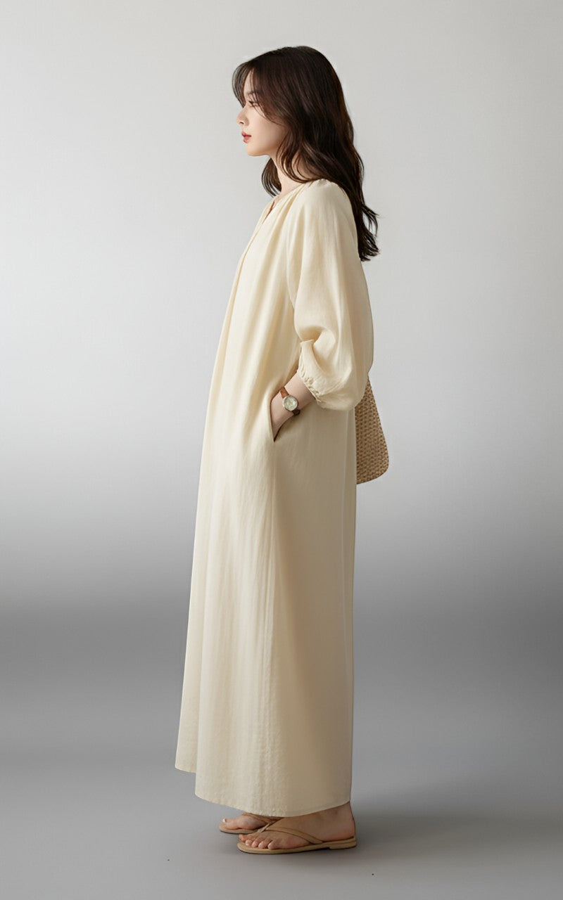 Pure Cotton Cottagecore Nightgown Dress