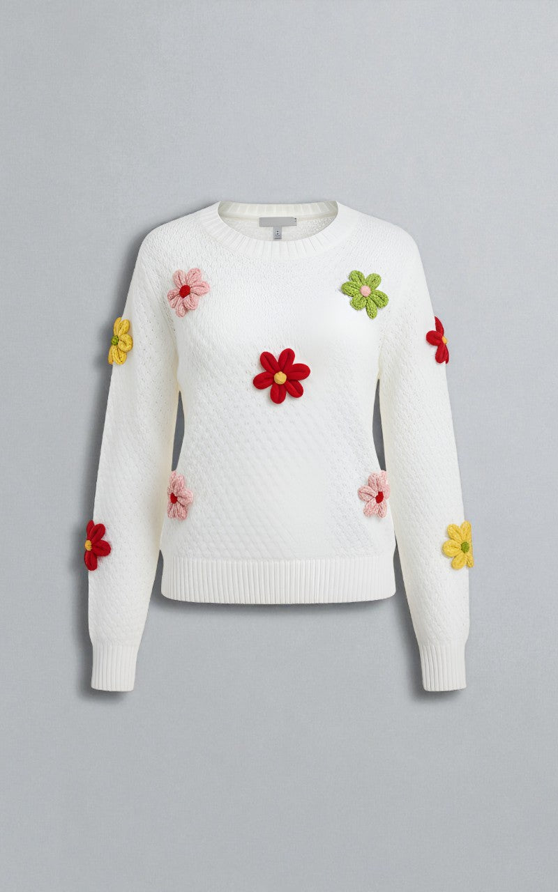 Flower Prickle Sweater