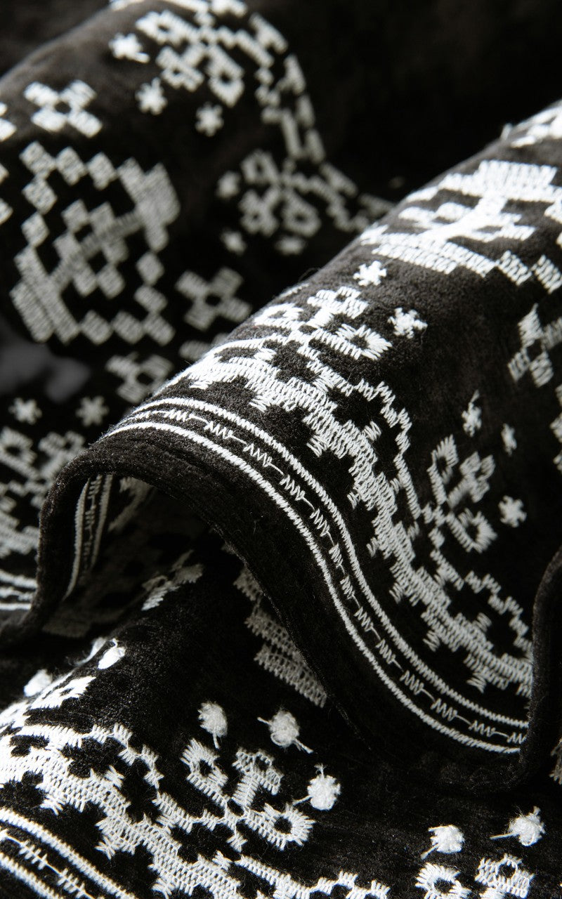 Embroidered Forest Hem Skirt