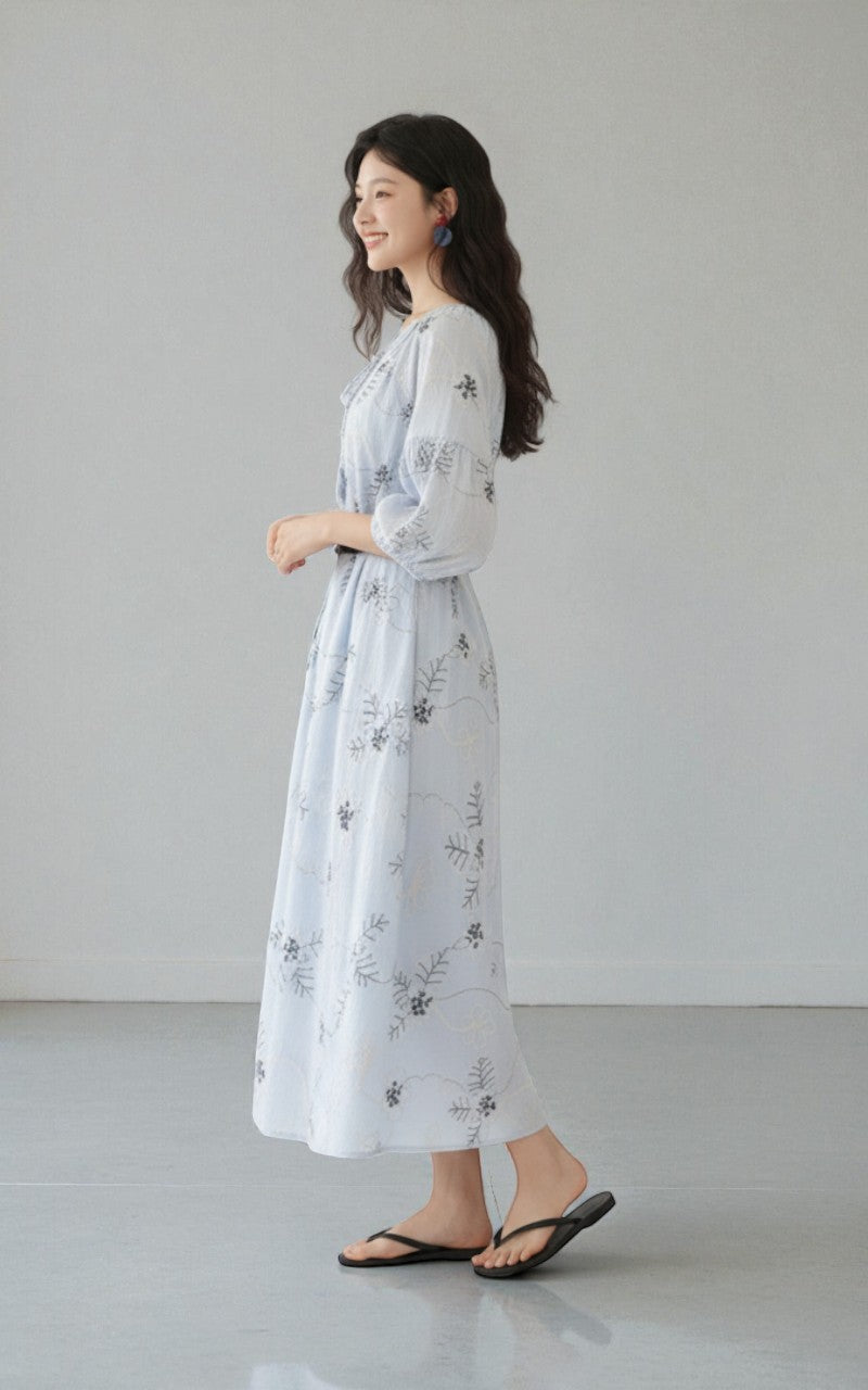 Blossom Cascade Layered Dress