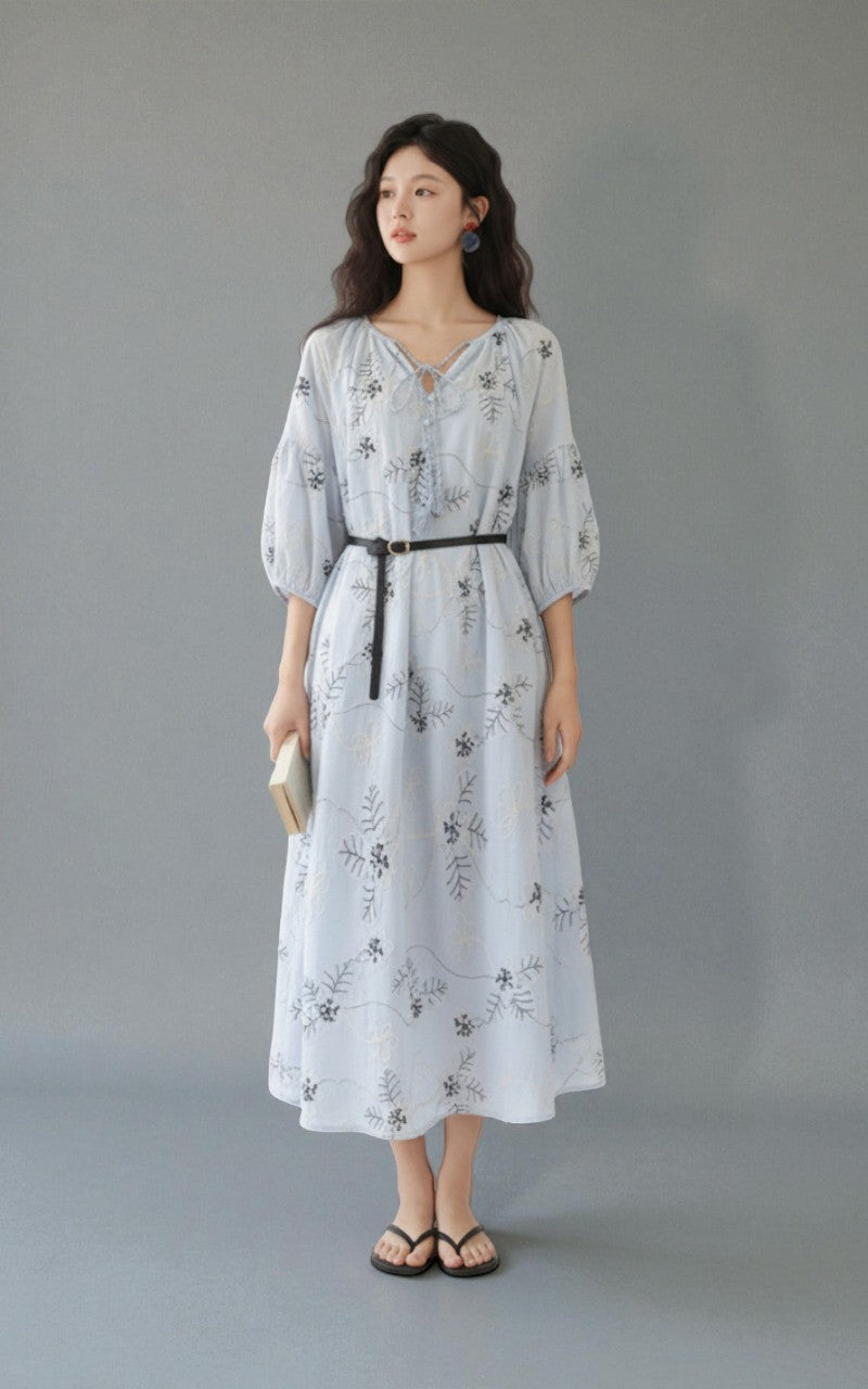 Blossom Cascade Layered Dress