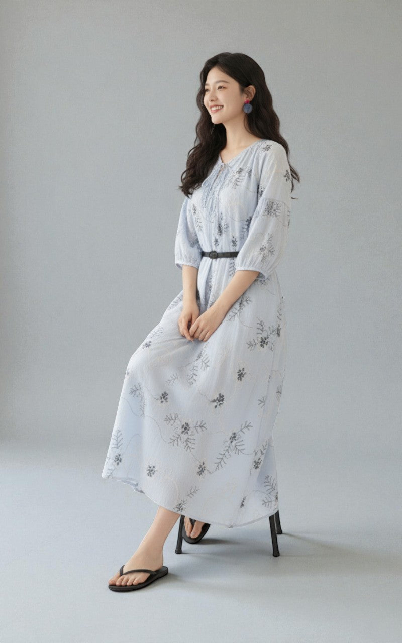 Blossom Cascade Layered Dress